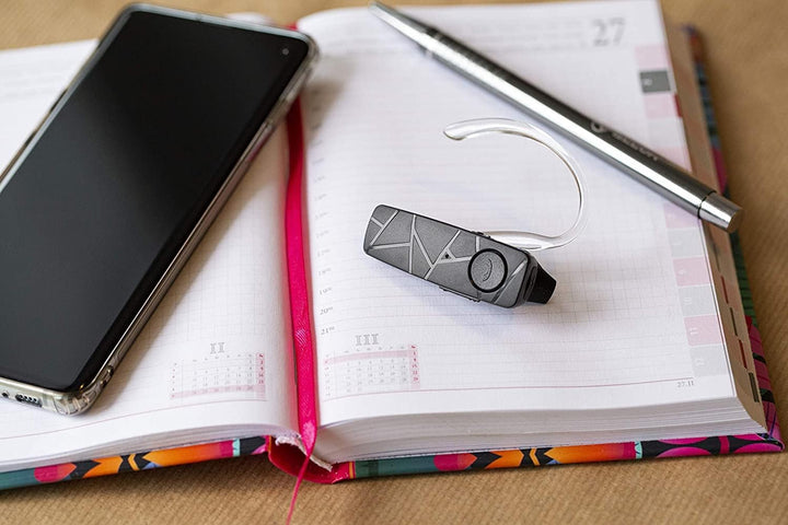 TELLUR Vox 60 Headset Bluetooth Handy, USB-C, Multipoint-Zwei verbundene Geräte gleichzeitig, 360° D