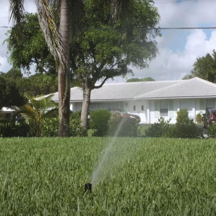 Suinga 4 x ASPERSOR KRain Superpro 3/4 Zoll, Reichweite 7,9 bis 14,9 m. Packung mit 4 verstellbaren