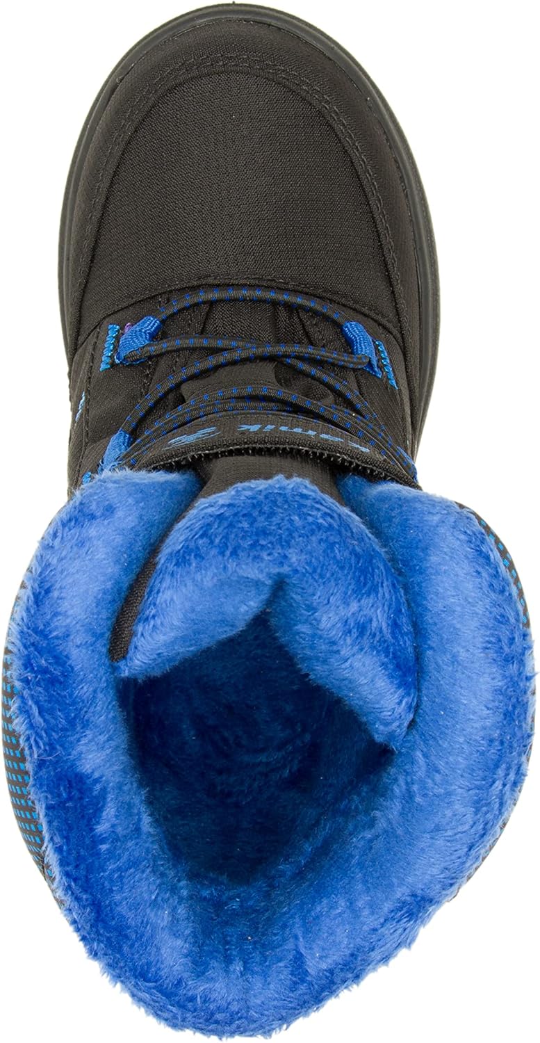 Kamik Unisex Kinder Stance2 Schneestiefel, Black Blue Bab