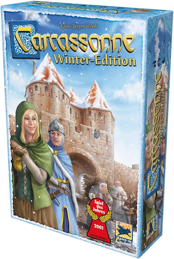 Hans im Glück | Carcassonne Winter-Edition | Familienspiel | Brettspiel | 2-5 Spieler | Ab 7+ Jahren