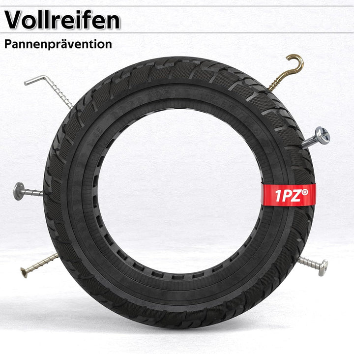 1PZ DL3-Y5W 10x2.5 Reifen 10 Zoll 60/70-6.5 Solid Reifen Ersatz für Segway Ninebot Max G30 G30D G30E