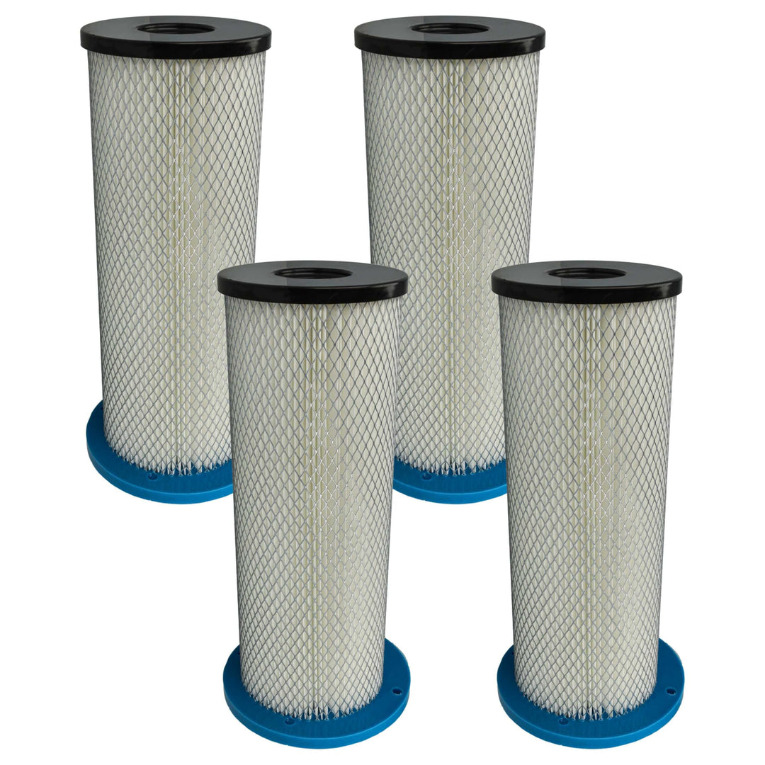 vhbw 4X Staubsaugerfilter kompatibel mit Husqvarna S26, S13, S36 Staubsauger - HEPA-Filter Blau Weis