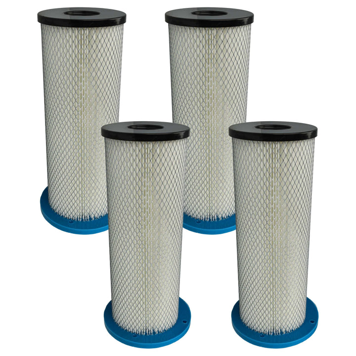 vhbw 4X Staubsaugerfilter kompatibel mit Husqvarna S26, S13, S36 Staubsauger - HEPA-Filter Blau Weis