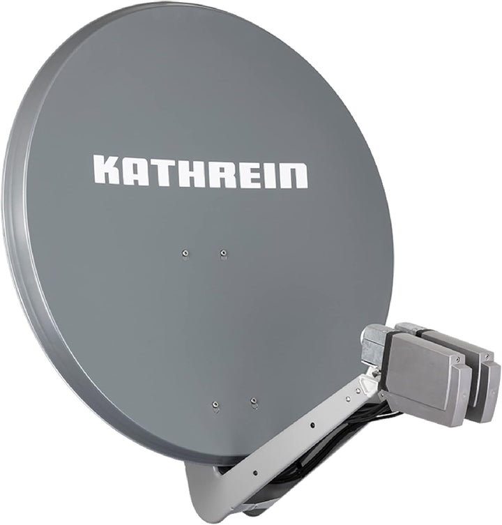 Kathrein CAS 80 Sat-Antenne Graphit (gr) multifeedfähig - 6 Teilnehmer 6 Teilnehmer Graphit, 6 Teiln