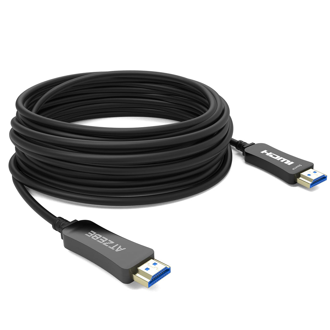 ATZEBE HDMI 2.0 Glasfaser Kabel -20m, HDMI 4k Kabel unterstützt 4K@60Hz, YUV4:4:4,3D, HDR, HDCP 2.2,