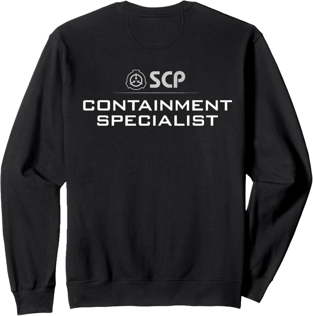 SCP Foundation Containment Specialist, Design auf der Rückseite Sweatshirt
