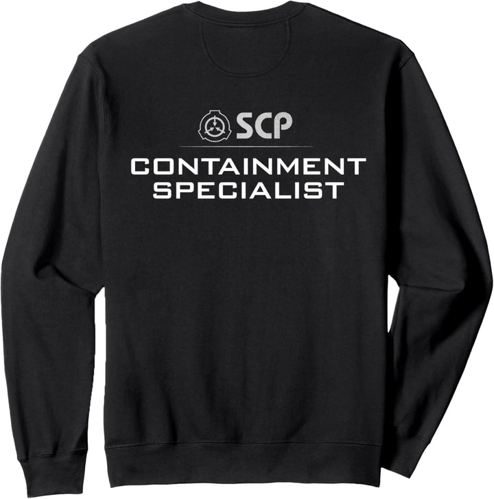 SCP Foundation Containment Specialist, Design auf der Rückseite Sweatshirt