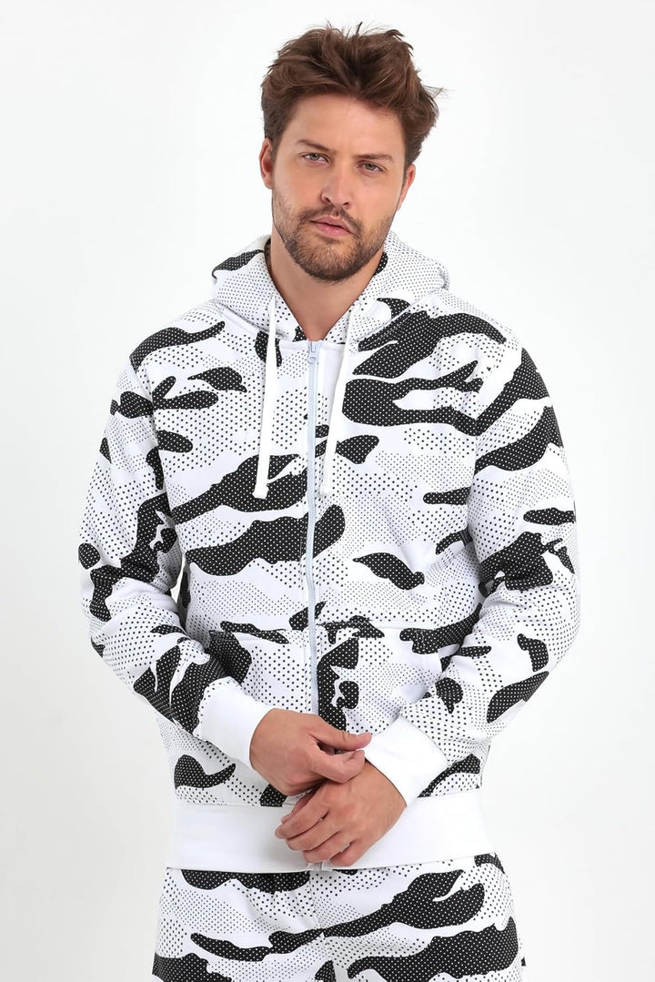 Raff & Taff Herren Zipper Hoodies Kapuzenjacke Sweatjacke Übergangsjacke Jacke Basic Schlicht bis 8X