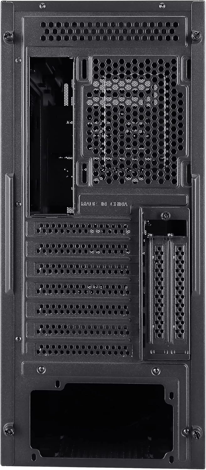 Aerocool CIPHERBKV1, PC ATX-Gehäuse, Vertikale GPU-Halterung, Front Mesh + Seitengitter, Schwarz Sch
