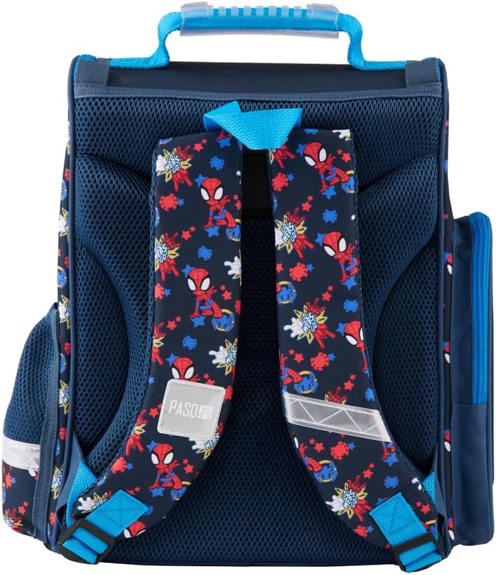 Goldkids - Schulranzen für Jungen und Mädchen - Schul-Rucksack für Kinder mit Federmäppchen - Schuhb