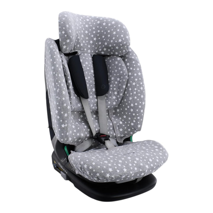 JYOKO Kids Bezug kompatibel mit Bebeconfort, Maxi Cosi Titan Pro, aus Baumwolle (White Star) Titan P