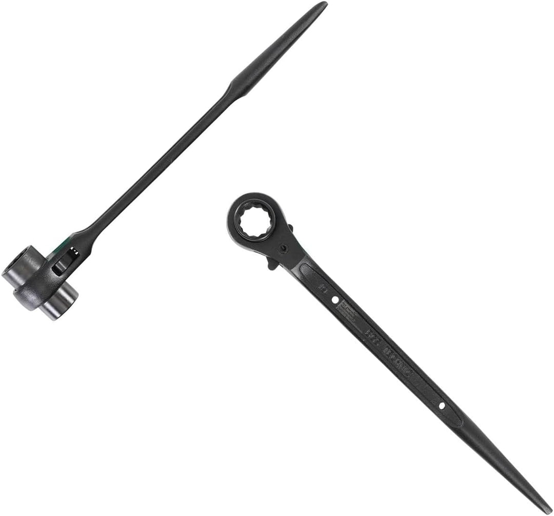 GERÜSTBAU PROFI SET Ratsche Gerüstbauratsche Schlüssel 19/22 + Latthammer + 2 Halter + Gürtel (105,