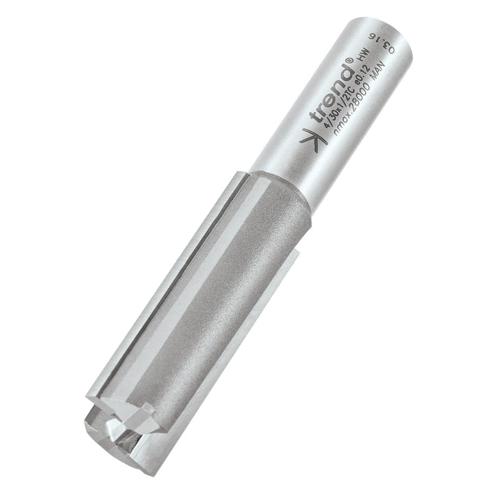 Trend - Zwei Flöten Cutter 18mm Durchmesser - 4/30X1/2TC 18.0 x 50mm, 18.0 x 50mm