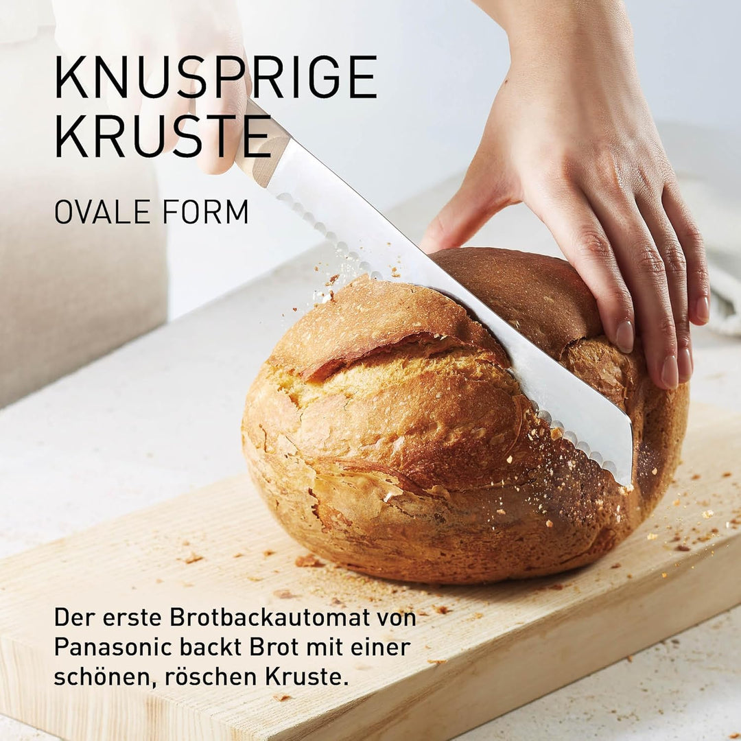 Panasonic Croustina Brotbackautomat SD-ZD2010 für Krustenbrot (18 Programme, Brotmaschine, glutenfre