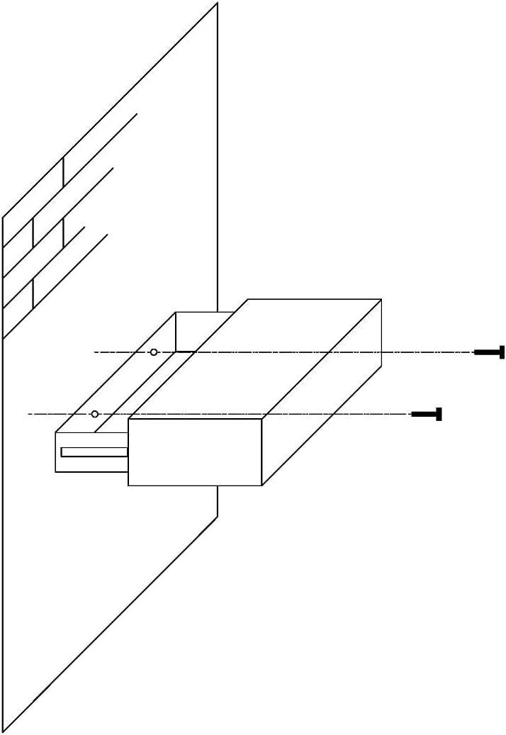 Woodkings® Wandboard mit Geheimfach Schublade Altholz rustikal braun farbig Wandregal Nachttisch