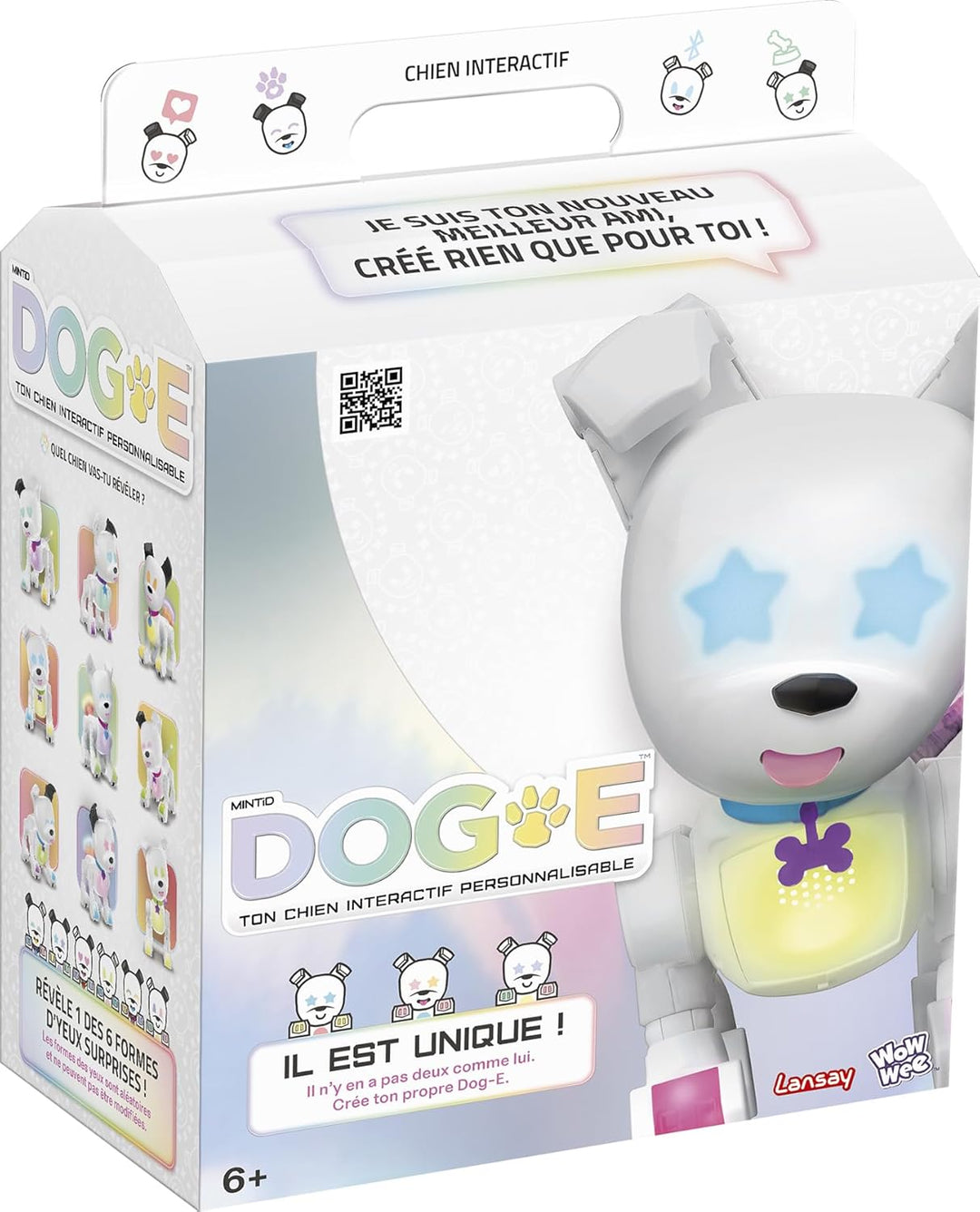 Lansay Dog-E – Echter interaktiver Roboter-Hund – Junior – ab 6 Jahren
