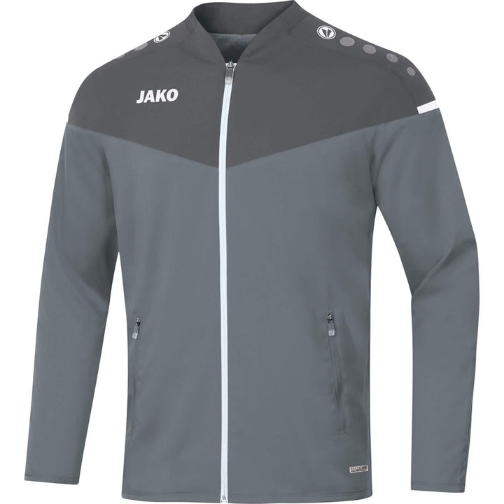 JAKO Damen Champ 2.0 Präsentationsjacke 38 steingrau/anthra light, 38 steingrau/anthra light