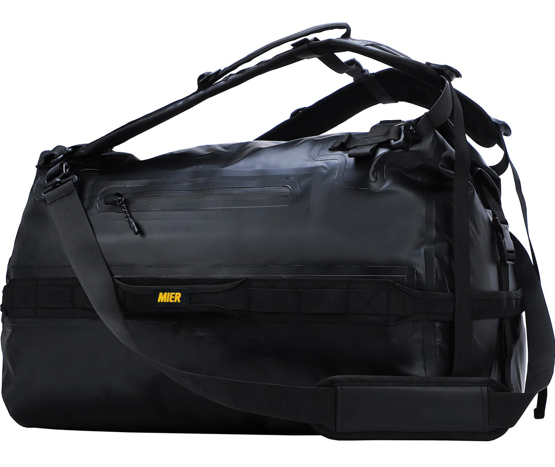 MIER Wasserfeste Reisetasche Duffle Bag mit Rucksackfunktion Rolltop Sporttasche für Seesack, Schwim