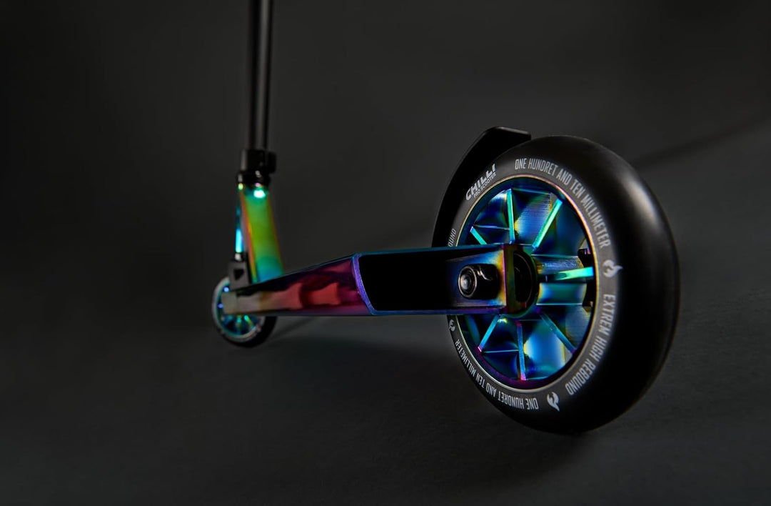 Chilli Pro | All Star Rocky Scooter | Premium Stunt Scooter für Anfänger bis Fortgeschrittene Chrome