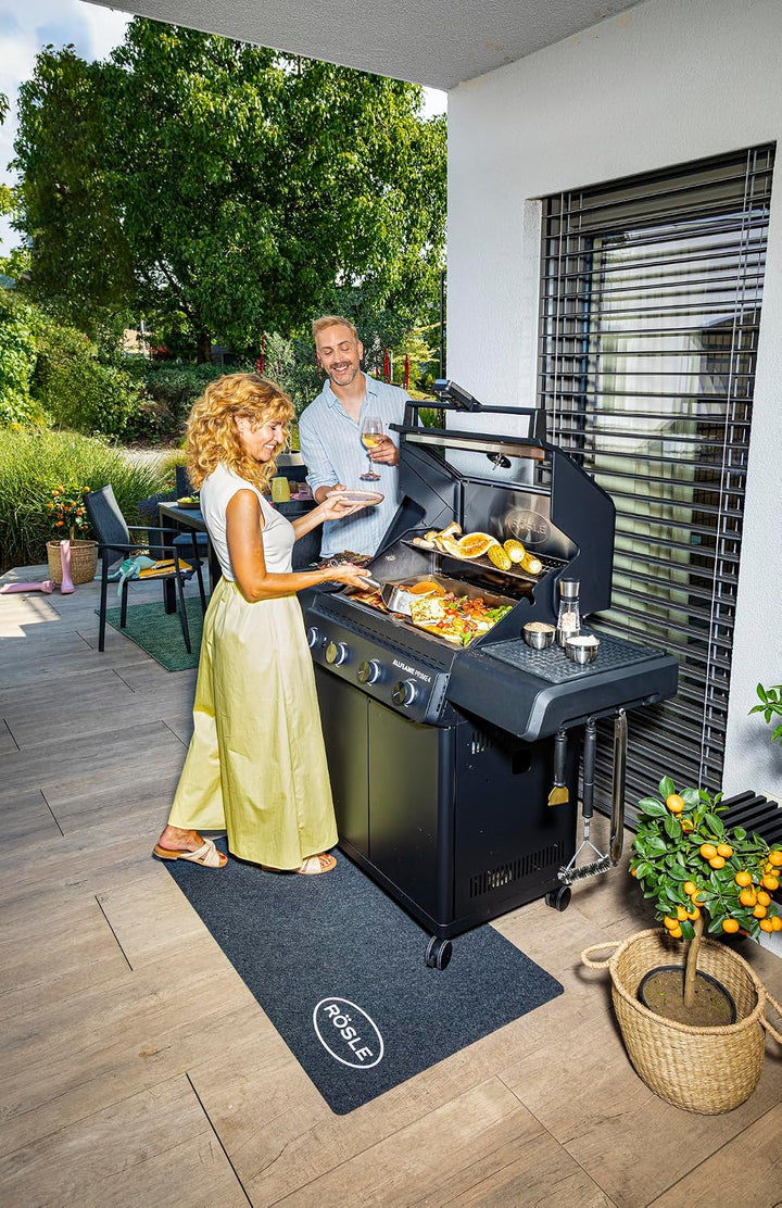 RÖSLE Full-Size BBQ Plancha ALLFLAME/EPICFLAME 4 aus Edelstahl