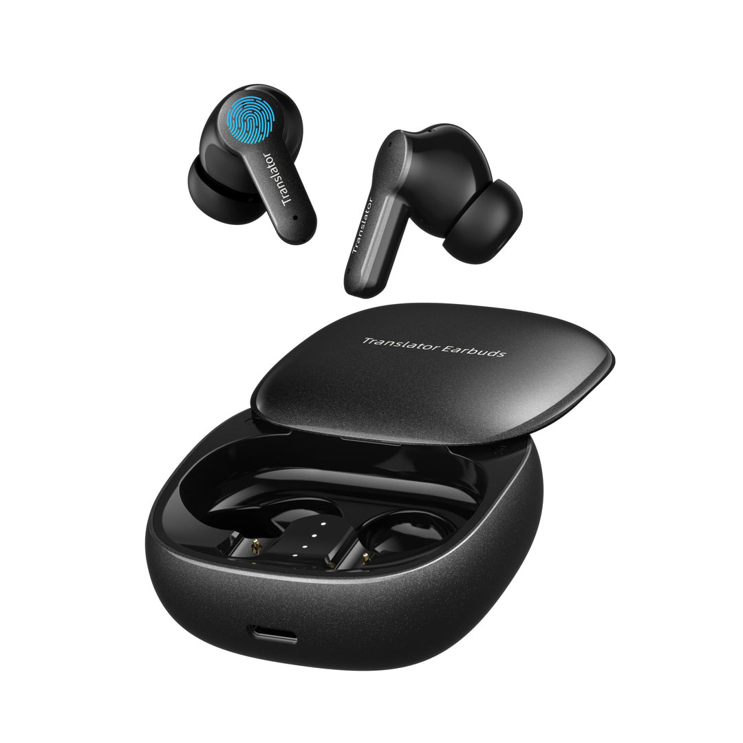 Translator Earbuds M3 Black Real Time Instant Language Translator Device Support Language Translatio