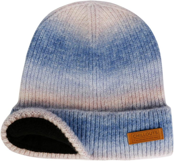CHILLOUTS Unisex Sally Hat Wintermütze, blue melange