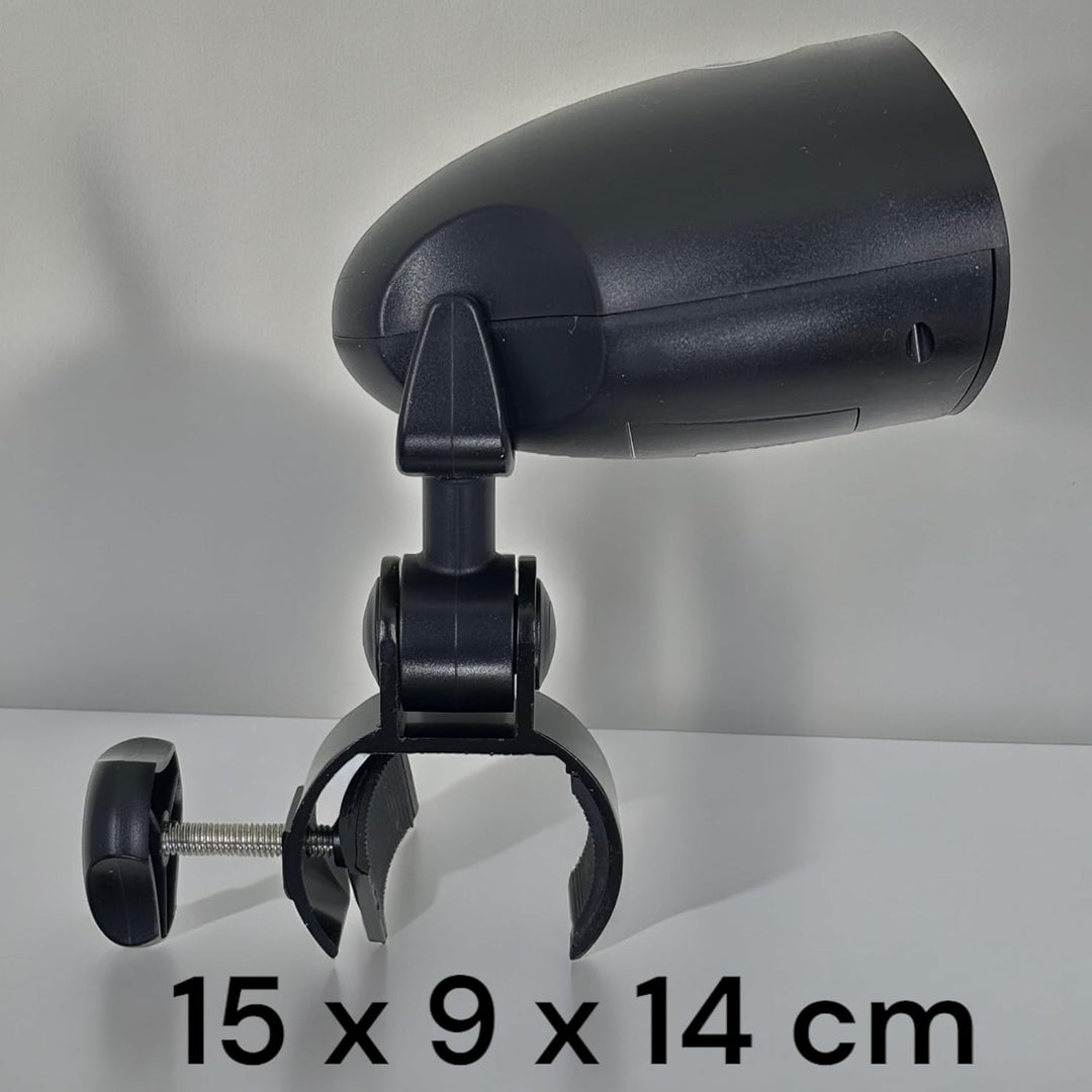 MIJOMA Robuste Grilllampe mit 10 Superhellen LEDs, 180° Flexibler Schwenkmechanismus, Praktische Tou