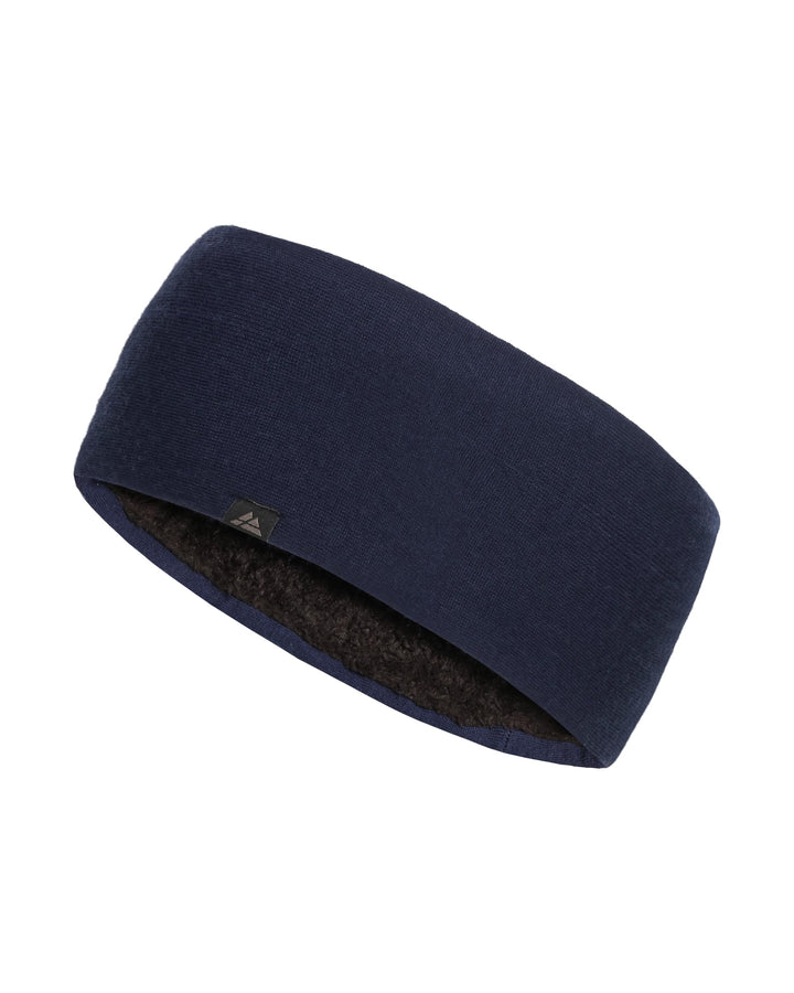 DANISH ENDURANCE Merino Fleece Stirnband, Thermo Headband, Winter Ohrenwärmer, Unisex, für Damen &amp; H