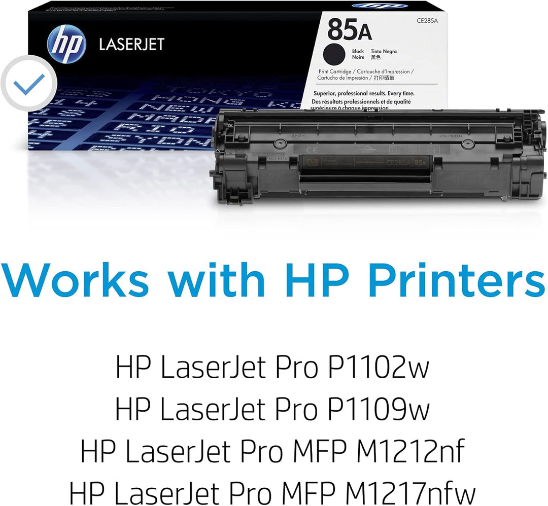 HP 85A (CE285A) Schwarz Original Toner für HP LaserJet Pro P1102, P1106, M1132 MFP, M1212nf MFP, M12
