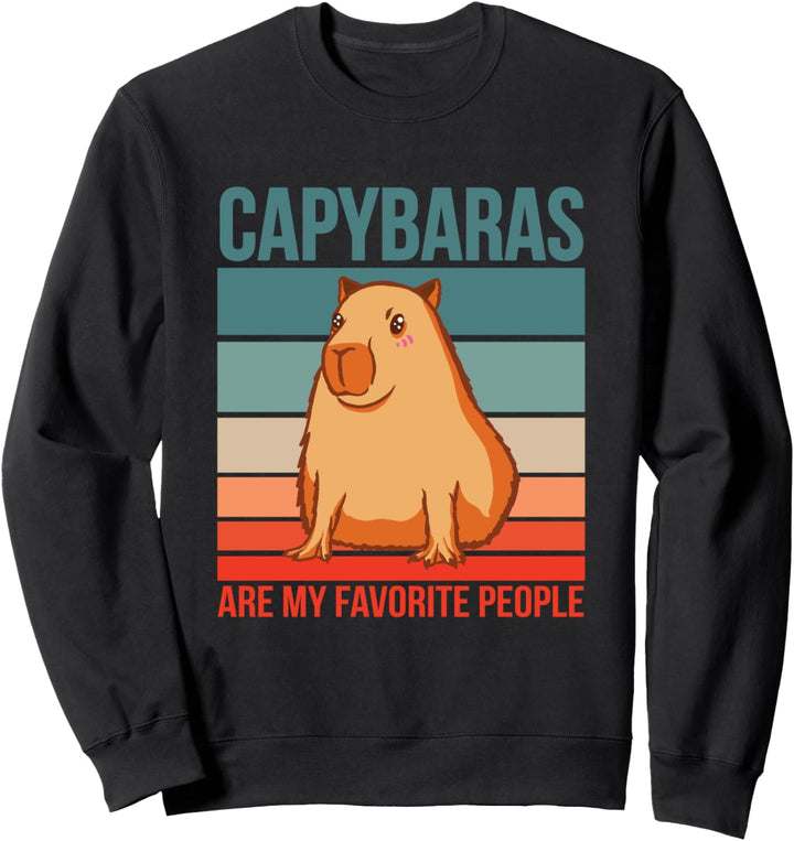 Wasserschweine Liebling Capybara Wasserschwein Sweatshirt