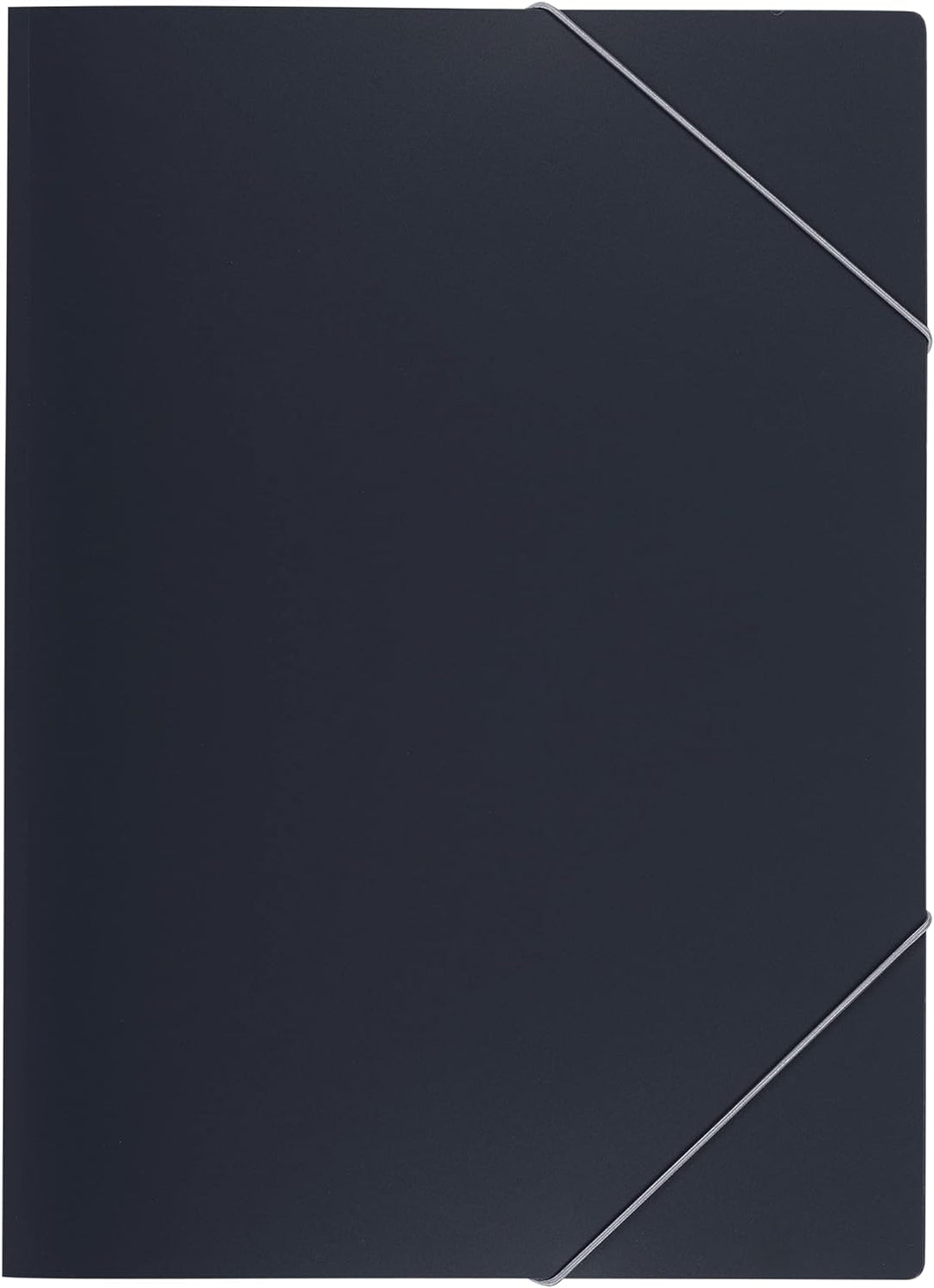Oxford Eckspanner-Mappe, aus PP-Kunststoff, anthrazit, 10er Pack anthrazit Eckspanner Kunststoff, an