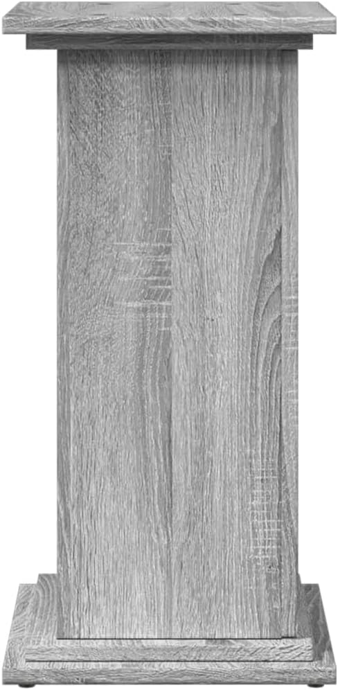 vidaXL Postament mit Stauraum Grau Sonoma 31x30x60 cm Holzwerkstoff