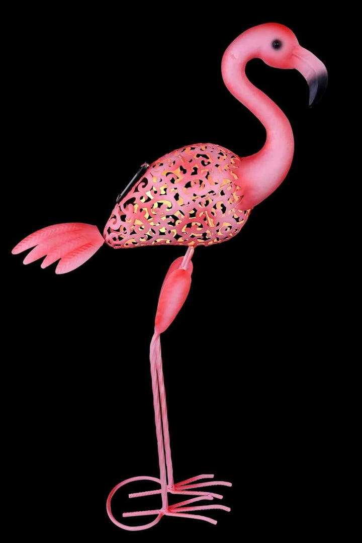 Flamingo Solarleuchte Garten für Aussen Solarlampe Gartenlampen Solar Gartenleuchte Gartendeko Steh