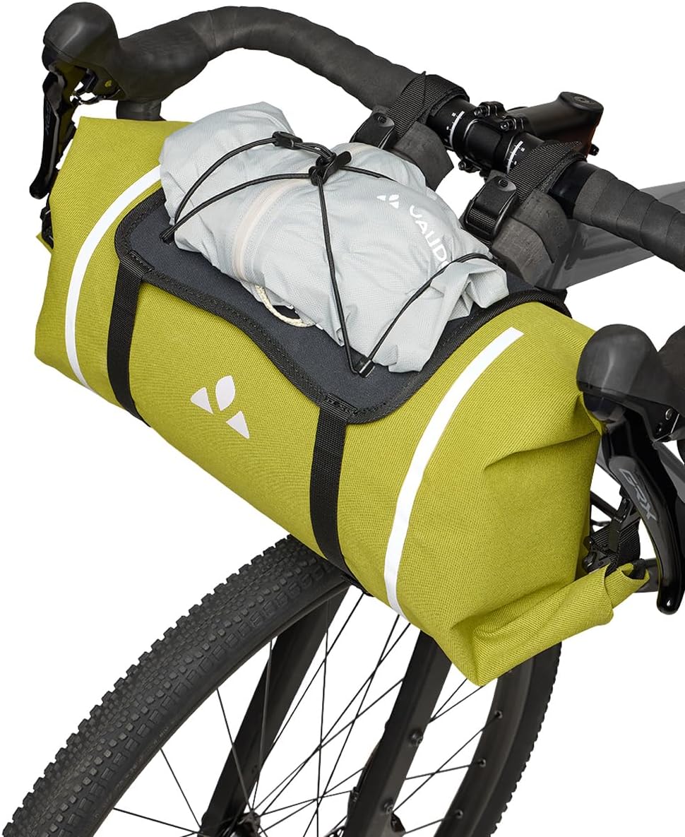 VAUDE Fahrrad Lenkertasche mit 10 Liter Packsack Mittelgrosse Dark Leaf, Mittelgrosse Dark Leaf