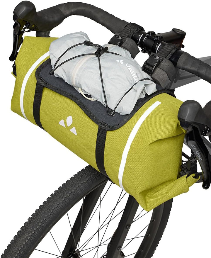 VAUDE Fahrrad Lenkertasche mit 10 Liter Packsack Mittelgrosse Dark Leaf, Mittelgrosse Dark Leaf