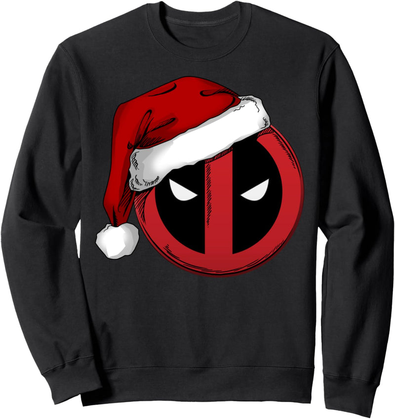 Marvel Deadpool Weihnachten Hat Logo Sweatshirt