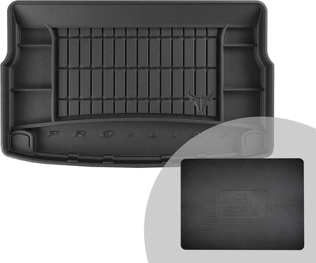 FROGUM ProLine 3D Gummimatte Exklusive Auto Kofferraummatte Kofferraumwanne für Hyundai Kona 2017-20