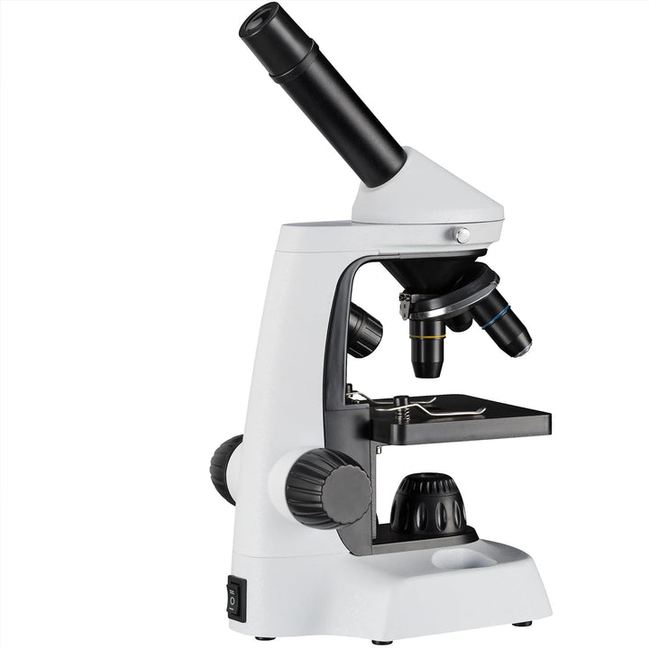 Bresser Junior Mikroskop 40x-2000x mit innovativer Smartphone Halterung und regelbarer Auflicht- und