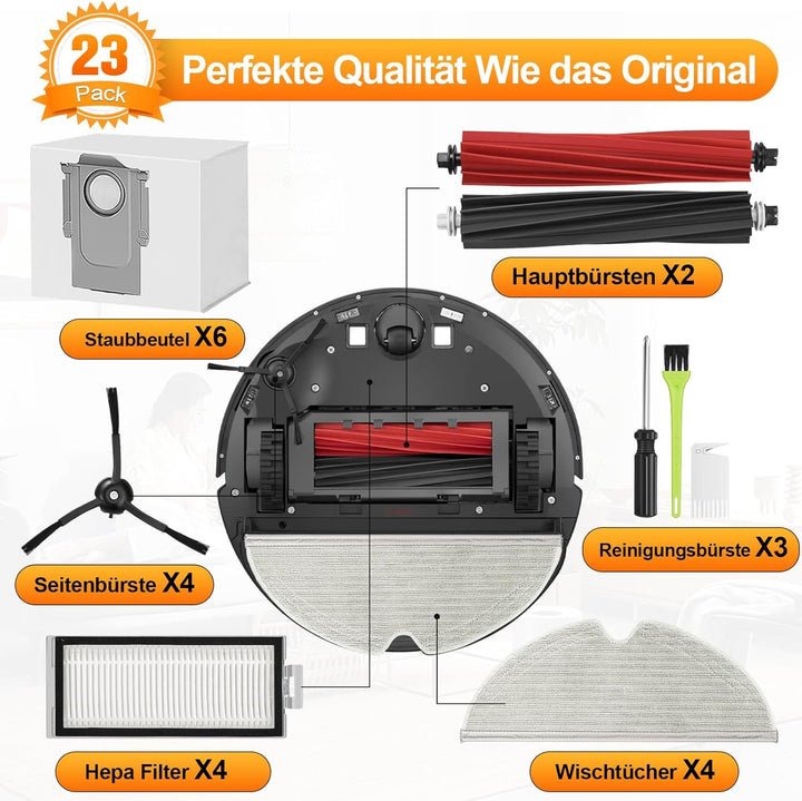 Q5 Pro Zubehör für Roborock Q5 Max+ / Q8 Max+ / Q5 Pro+ / Q5 Pro Plus /Q8 Max Plus Ersatzteile Zubeh