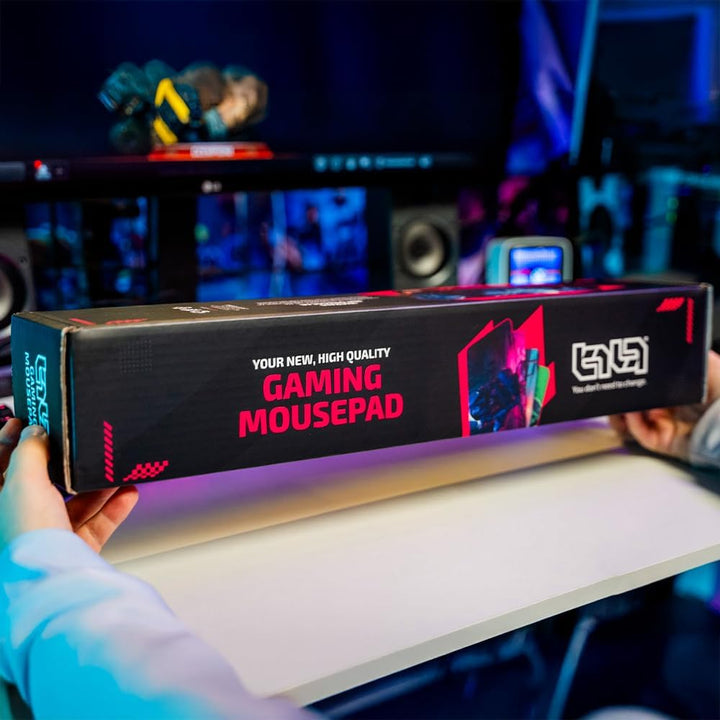 Tilt Gaming Mauspad 900x400 mm - 4 mm rutschfeste Schreibtischunterlage Gross - Speed-Oberfläche & H