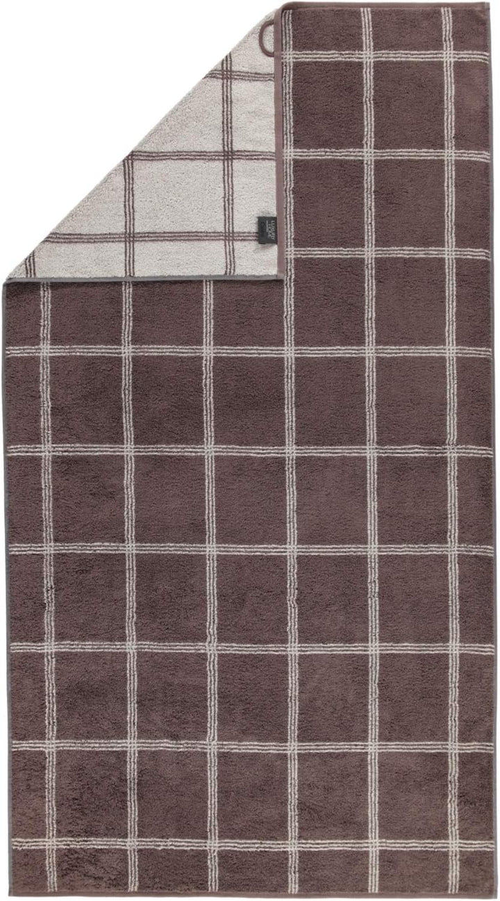 CAWÖ Home Handtücher Luxury Home Two-Tone Grafik 604 Pepper - 37 Duschtuch 80x150 cm, Duschtuch 80x1