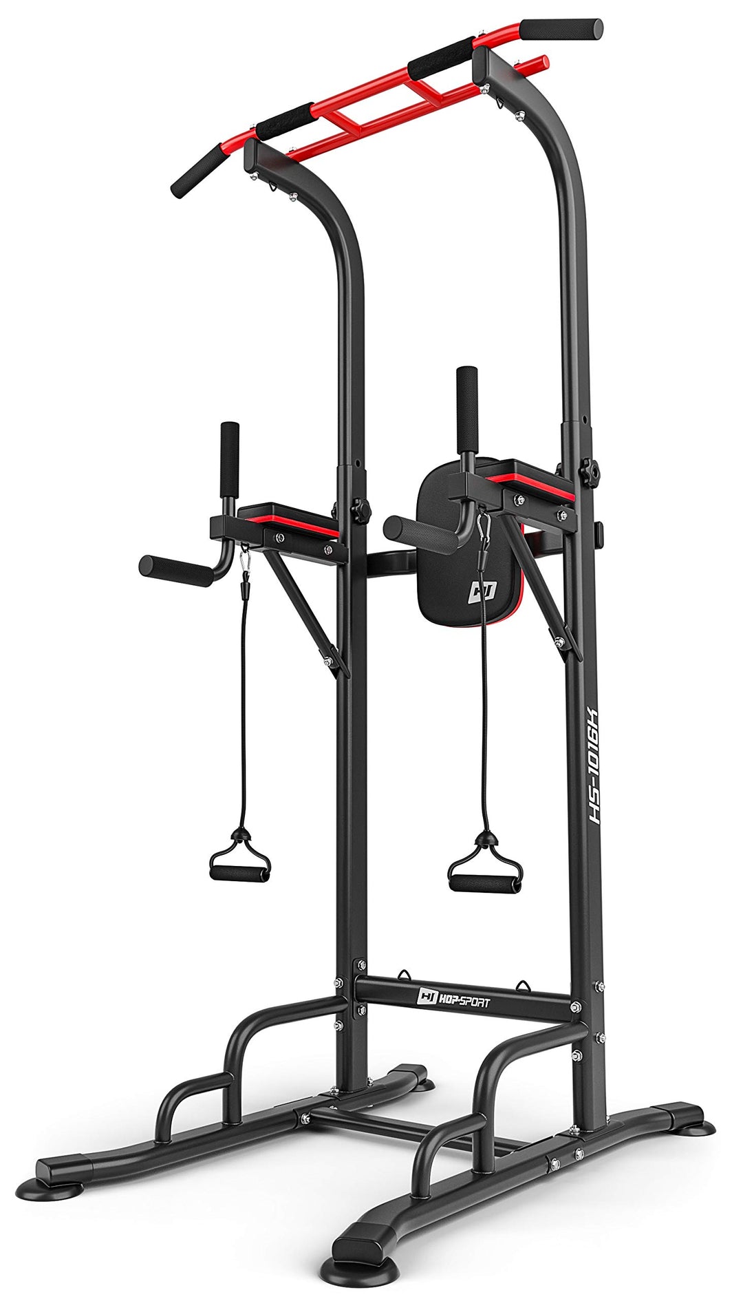 Hop-Sport Kraftturm HS-1016 - Power Tower mit Dip Station, Klimmzugstange und Power