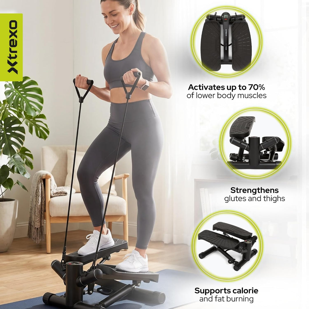 FS50 PRO Twist-Stepper mit Widerstandsbändern für Zuhause