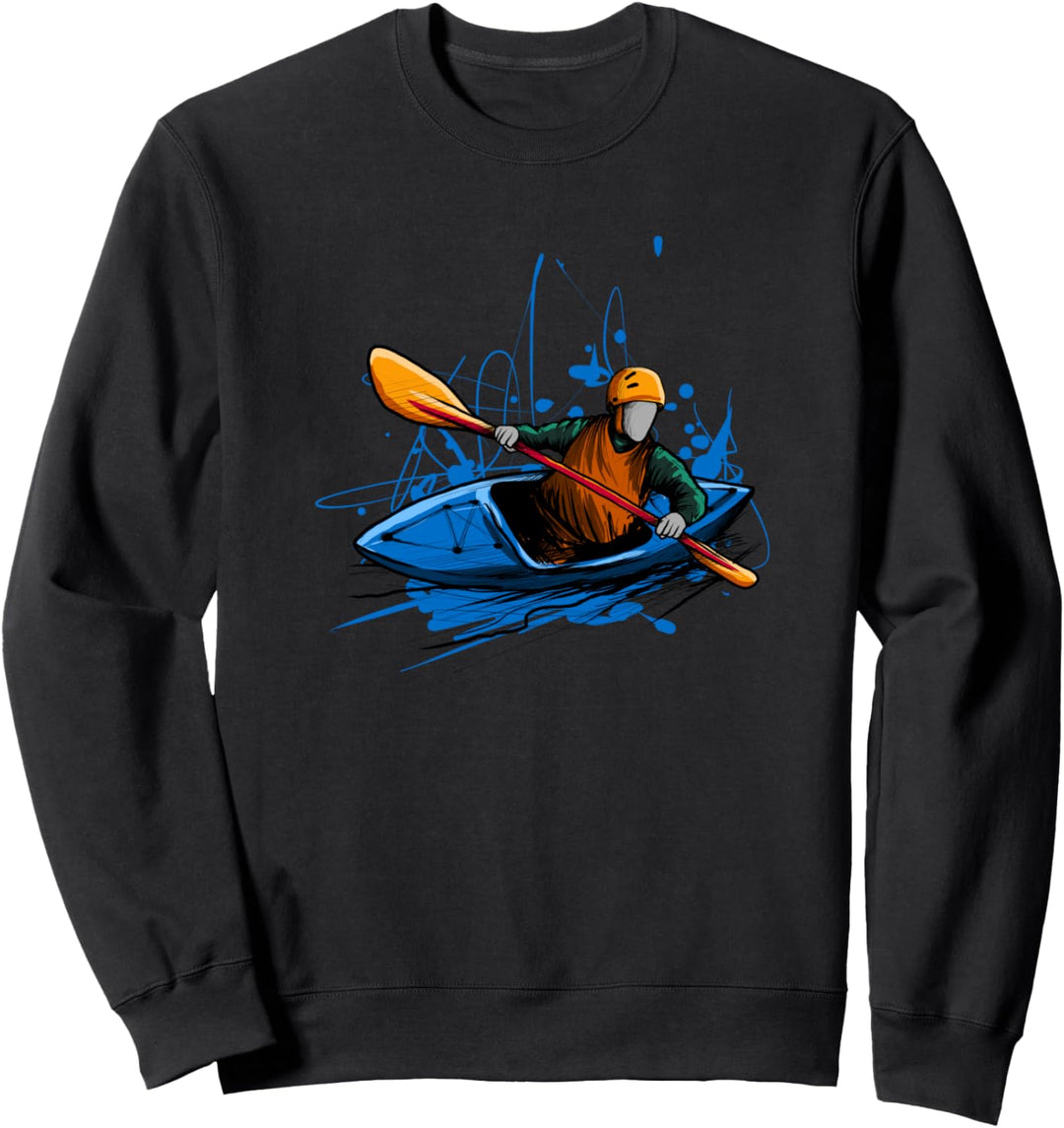 Kajak Geschenk Kajak Stromschnellen Sweatshirt