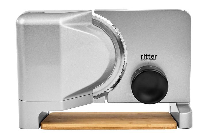 ritter varido 5 Elektrischer Allesschneider & Brotschneidemaschine aus Metall mit ECO-Motor, Made in