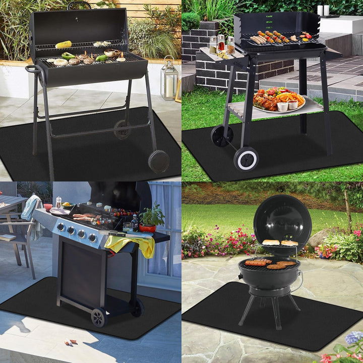 Feuerfeste Matte für den Innenbereich 152x91cm, Flammensichere Matte für den Aussenbereich, Glasfase