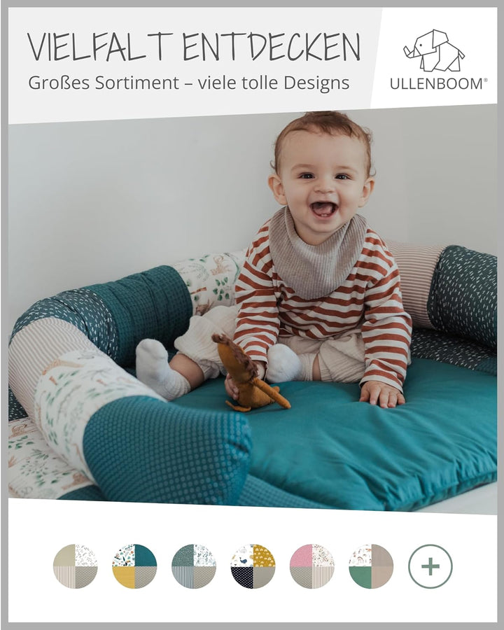 ULLENBOOM ® Windeltasche für unterwegs Madagaskar (Made in EU) - Wickeltasche für bis zu 3 Windeln,