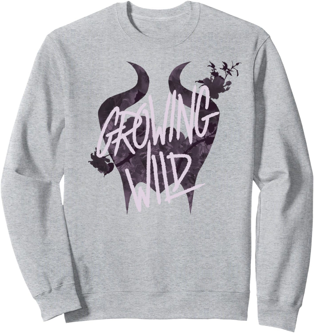 Disney Maleficent Mistress Of Evil Growing Wild Purple Tones Sweatshirt