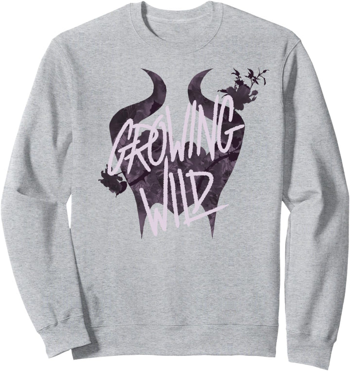 Disney Maleficent Mistress Of Evil Growing Wild Purple Tones Sweatshirt