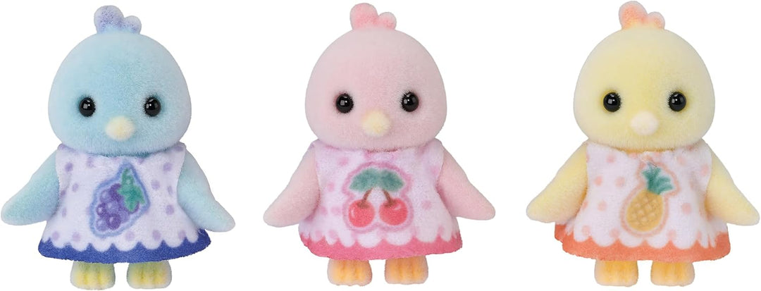 Sylvanian Families - 5860 Zitronenvogel Familie, Spielset mit Tierfigur und Zubehör, Tierfiguren, Vö